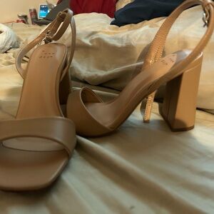 Nude Block Heel Sandals – “A New Day” (Target)